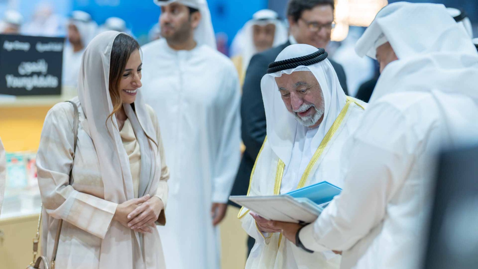 الشيخ الدكتور سلطان القاسمى والشيخة بدور القاسمي