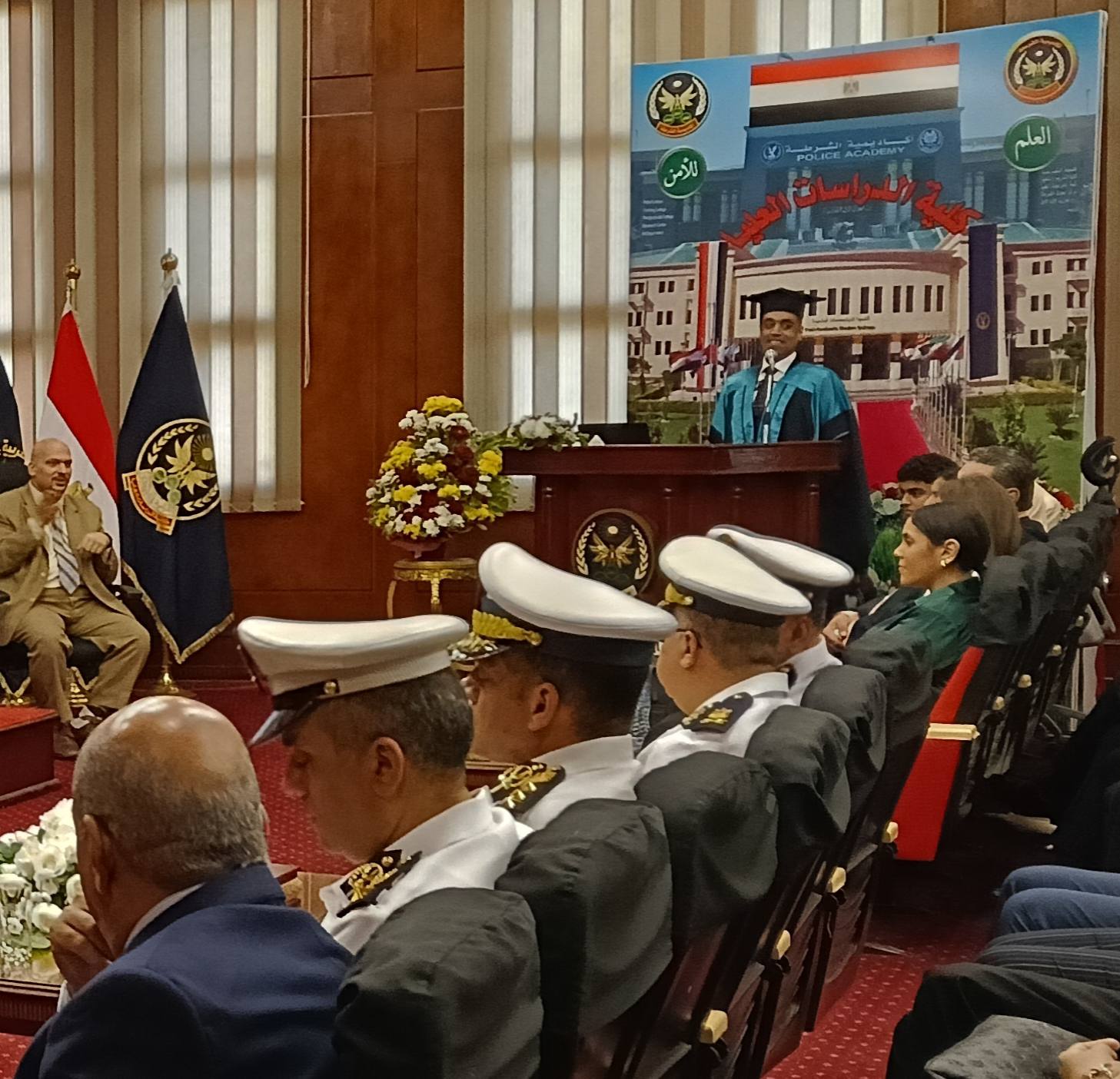 العقيد تامر عبد المنعم يحصل على درجة الدكتوراه من أكاديمية الشرطة (3)