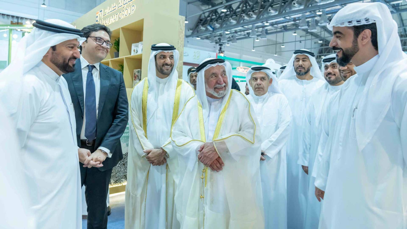 الشيخ سلطان القاسمى والشيخ سلطان بن أحمد القاسمي والدكتور أحمد هنو