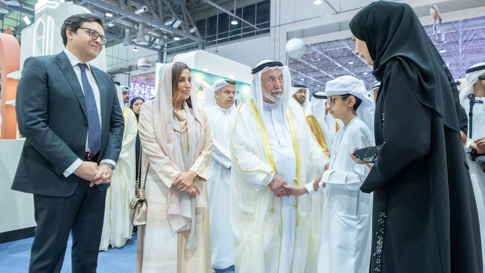 الشيخ سلطان القاسمى والشيخة بدور القاسمى والدكتور أحمد هنو