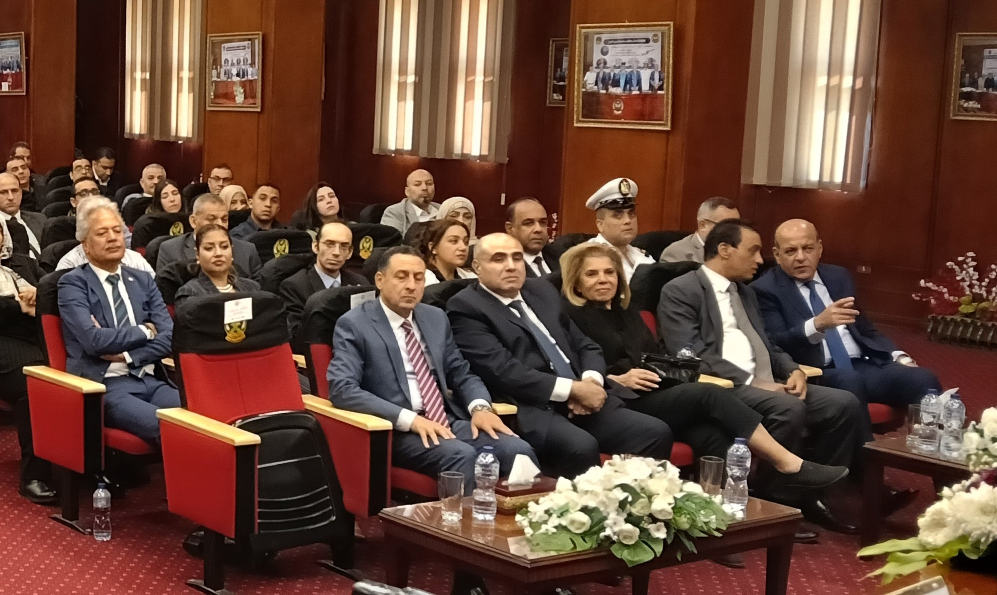 جانب من مناقشة رسالة الدكتوراه للعقيد تامر عبدالمنعم بأكاديمية الشرطة (10)