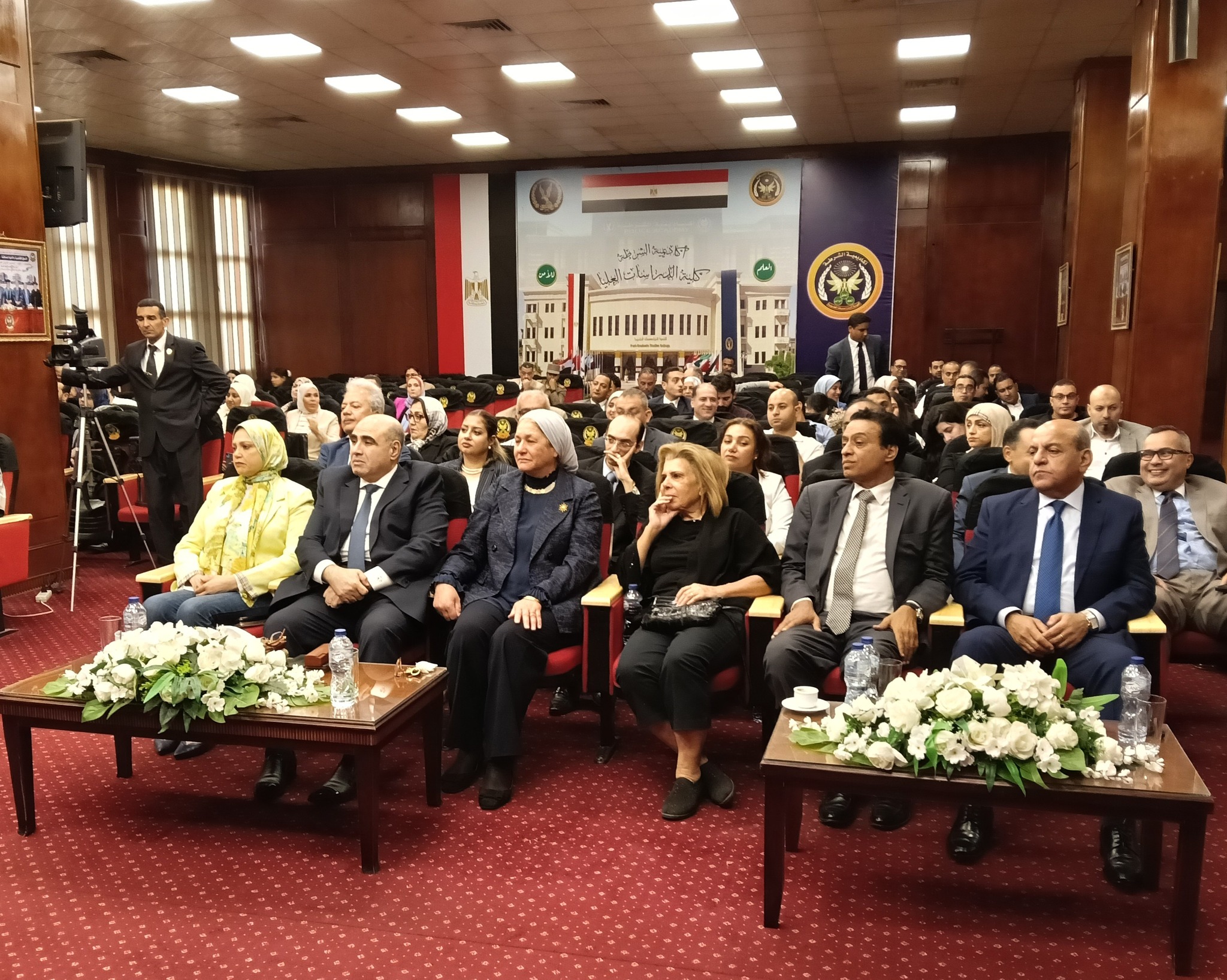 جانب من مناقشة رسالة الدكتوراه للعقيد تامر عبدالمنعم بأكاديمية الشرطة (5)