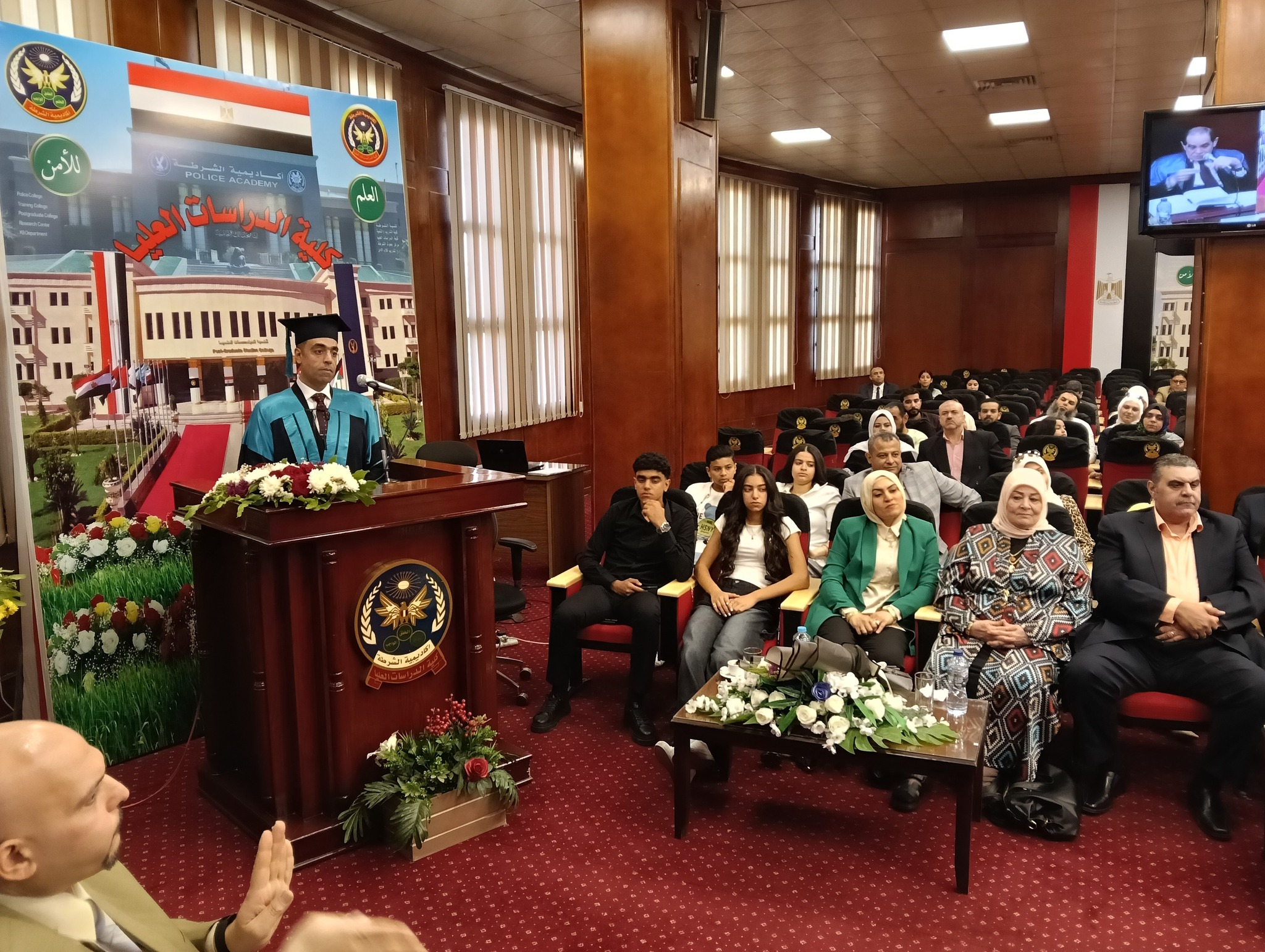 العقيد تامر عبد المنعم يحصل على درجة الدكتوراه من أكاديمية الشرطة (10)