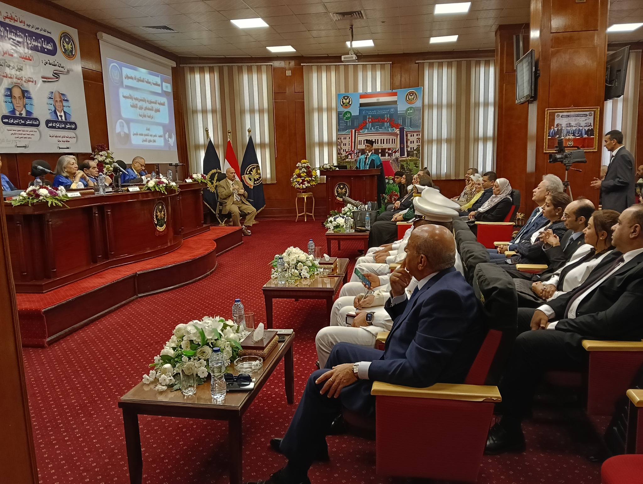 العقيد تامر عبد المنعم يحصل على درجة الدكتوراه من أكاديمية الشرطة (1)