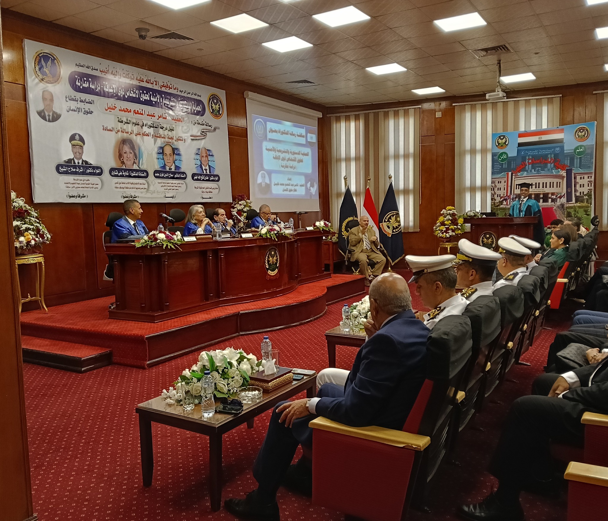 العقيد تامر عبد المنعم يحصل على درجة الدكتوراه من أكاديمية الشرطة (2)