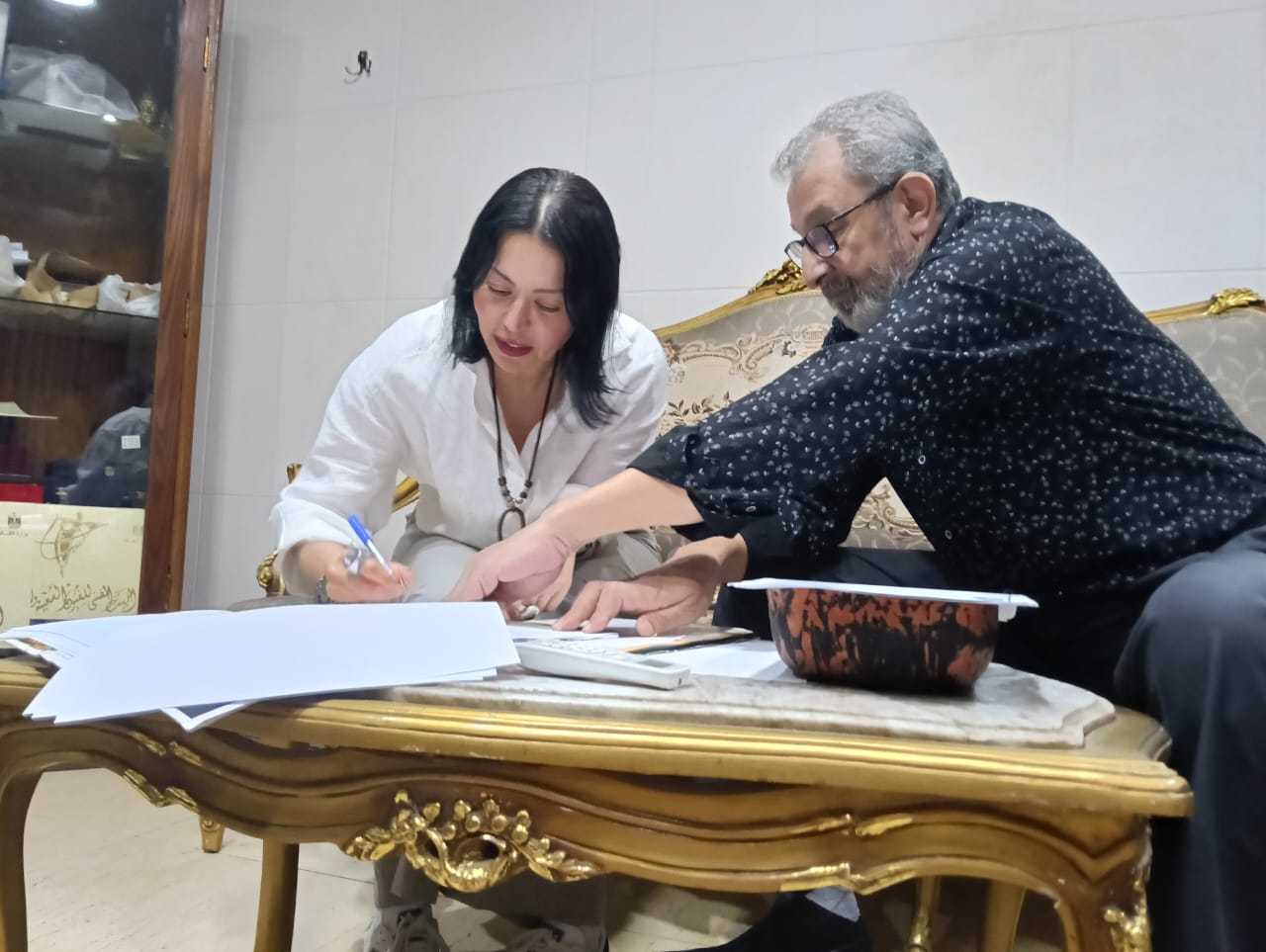 انضمام لقاء الخميسي لمسرحية الملك وانا