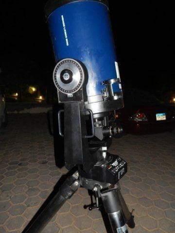 التلوسكوبات المستخدمة لمشاهدة الفضاء بصحراء بريكا