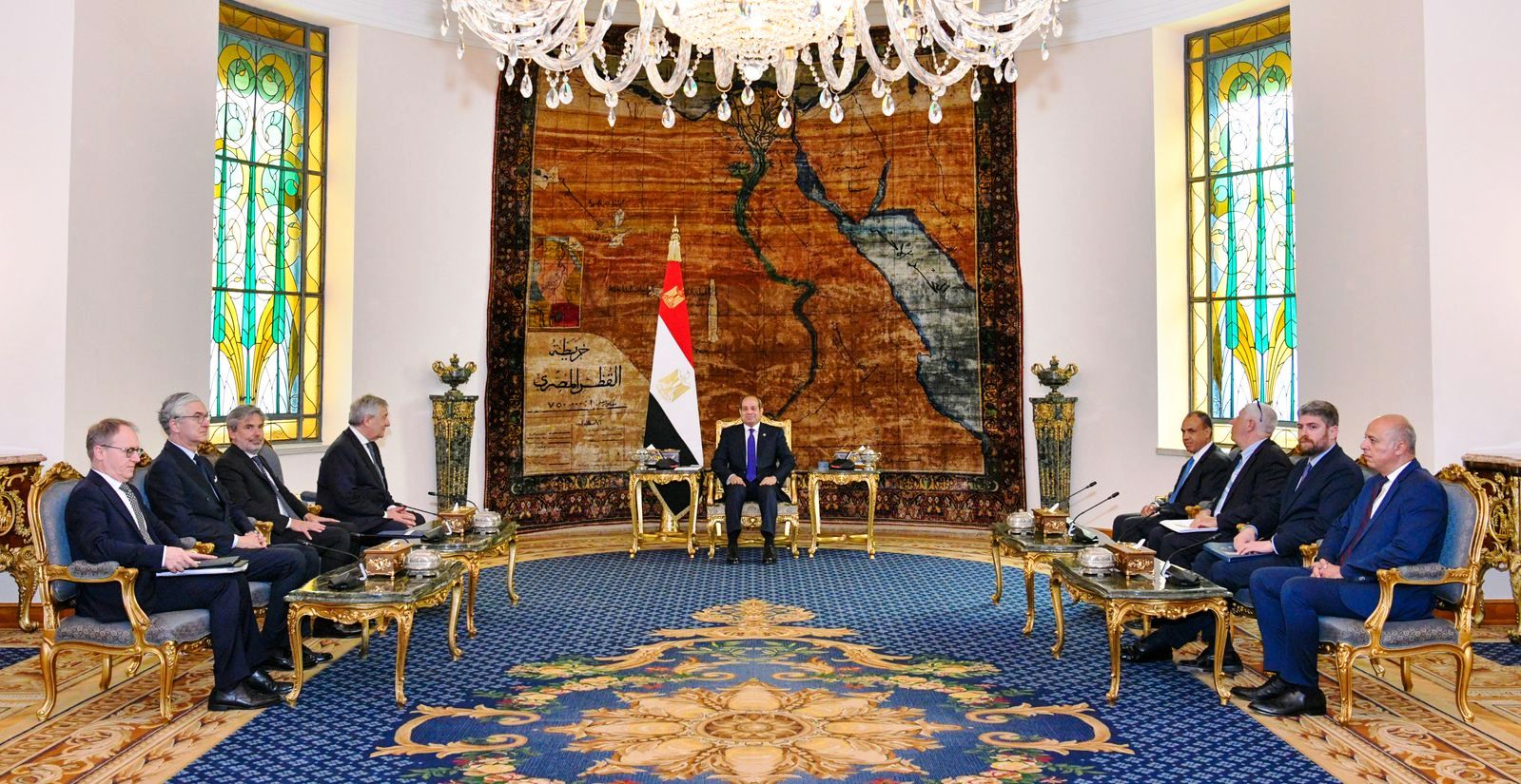 السيسى ورئيس وزراء ايطاليا (2)