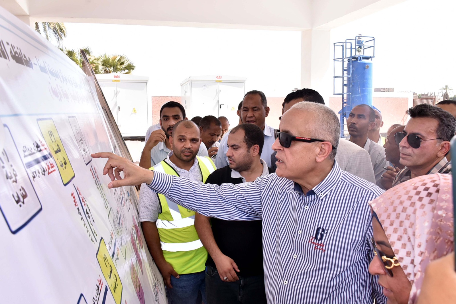 متابعة محطات صرف صحى توماس والنمسا بإسنا تمهيدا لافتتاحها