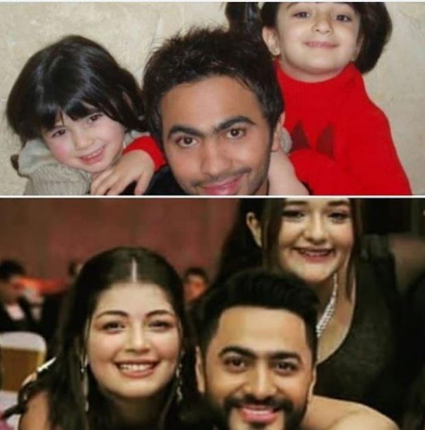 تامر حسنى مع ليلى وملك احمد زاهر بين الماضى والحاضر تامر حسنى مع ليلى وملك احمد زاهر بين الماضى والحاضر
