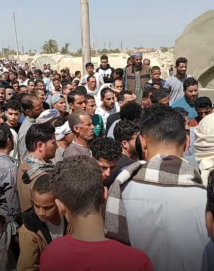 تشييع جنازات 7 شباب بقري مركز اطسا بالفيوم