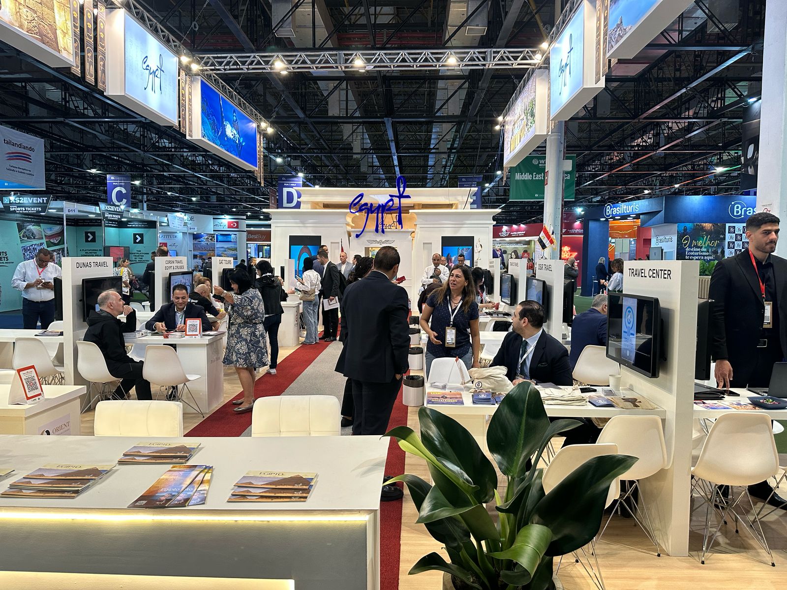 الجناح المصري بأكبر معرض سياحي دولي بأمريكا اللاتينية