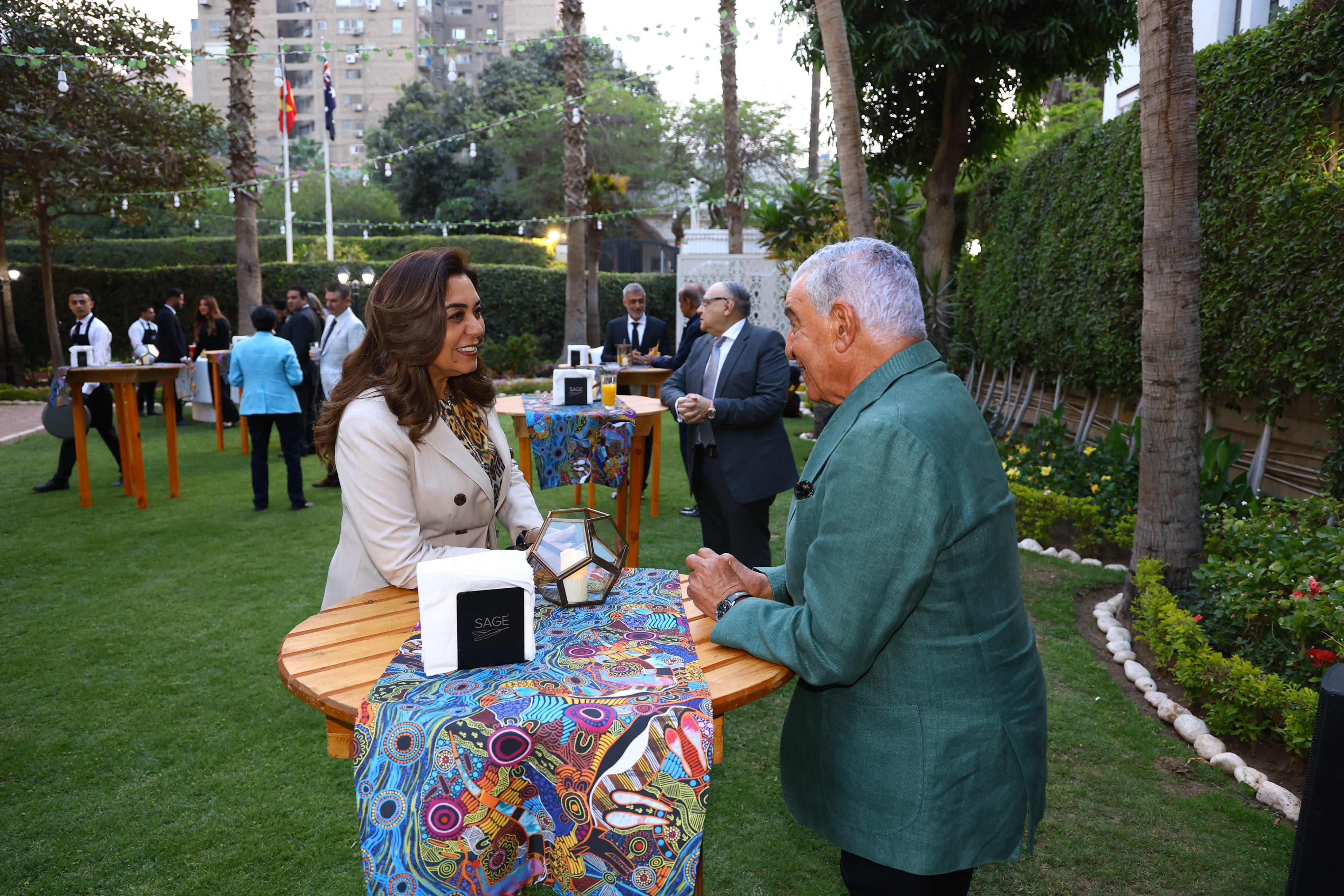 جانب من حفل الاستقبال