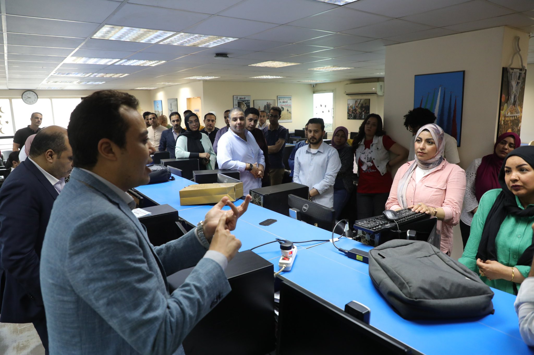محمد السيد الشاذلى يزور الدستور   (3)