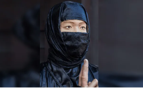 النينجا يرتدون ملابس سوداء النينجا يرتدون ملابس سوداء