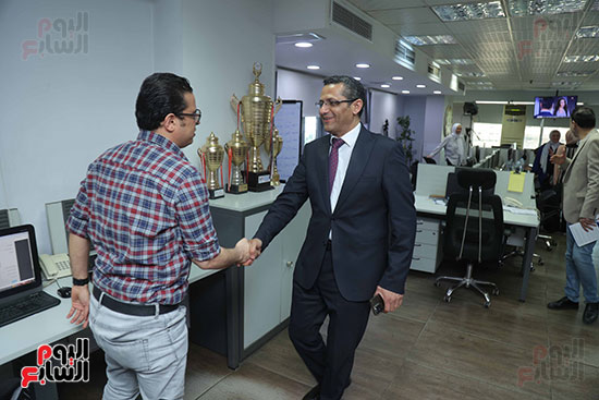 خالد-البلشي-مع-الزميل-أحمد-توفيق