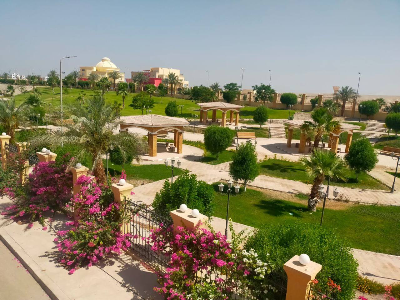 طيبة أرض خضراء ساحرة تبهج الأهالى في الإحتفالات والأعياد وشم النسيم