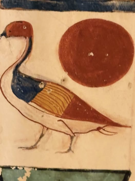 رسومات بديعة على جدران المقابر للملوك والملكات رسومات بديعة على جدران المقابر للملوك والملكات