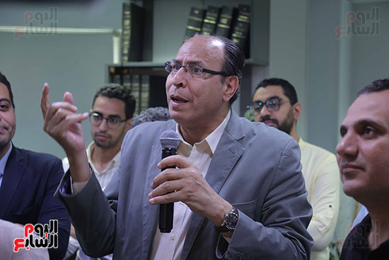 صحفيو اليوم السابع يجددون دعمهم للزميل محمد السيد الشاذلى بانتخابات الصحفيين (24)