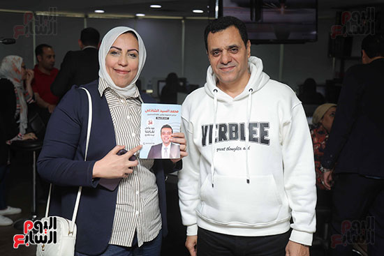صحفيو اليوم السابع يجددون دعمهم للزميل محمد السيد الشاذلى بانتخابات الصحفيين (61)