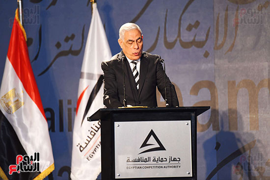 المستشار محمد شوقي النائب العام خلال المؤتمر المستشار محمد شوقي النائب العام خلال المؤتمر