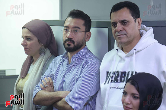 صحفيو اليوم السابع يجددون دعمهم للزميل محمد السيد الشاذلى بانتخابات الصحفيين (8)