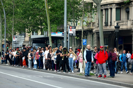 محطة حافلات في برشلونة