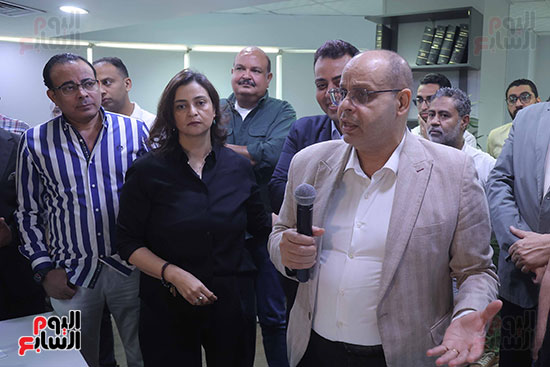 صحفيو اليوم السابع يجددون دعمهم للزميل محمد السيد الشاذلى بانتخابات الصحفيين (14)