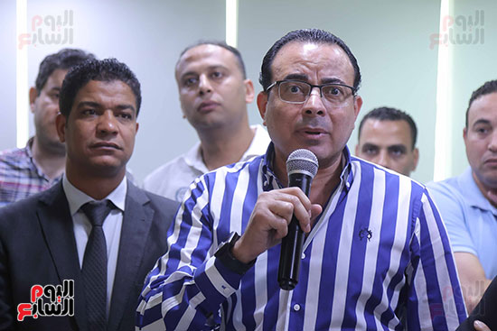 صحفيو اليوم السابع يجددون دعمهم للزميل محمد السيد الشاذلى بانتخابات الصحفيين (39)