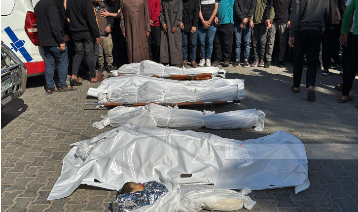 جثامين الشهداء في غزة