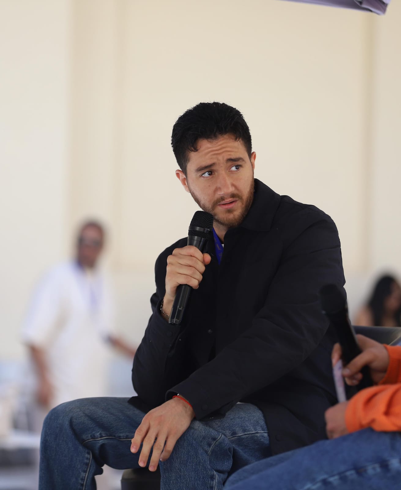 جانب من ندوة الفنان أحمد مالك بالإسكندرية للفيلم القصير (2)