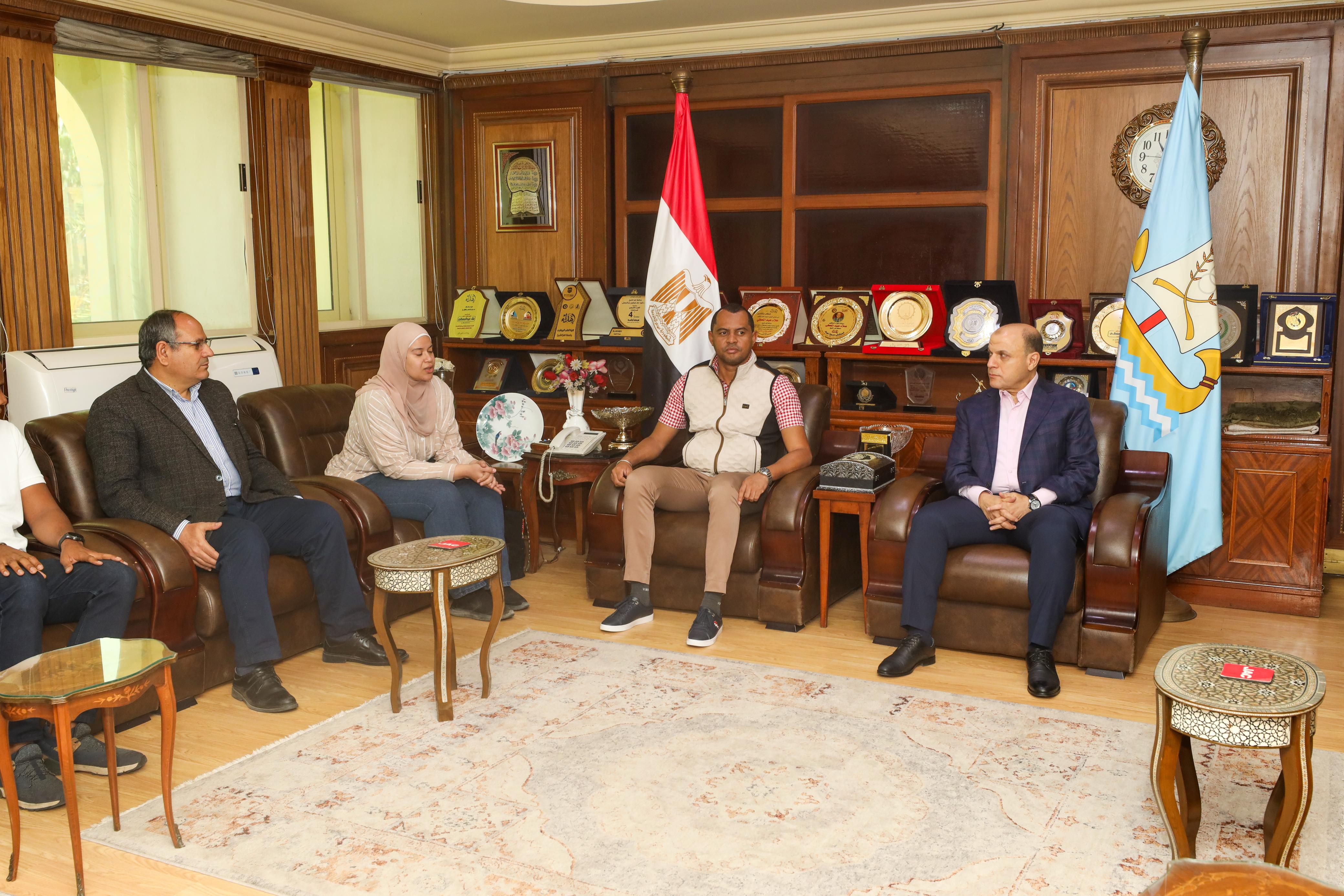 محافظ كفرالشيخ ووزير الزراعة والثروة الحيوانية بجمهورية مدغشقر