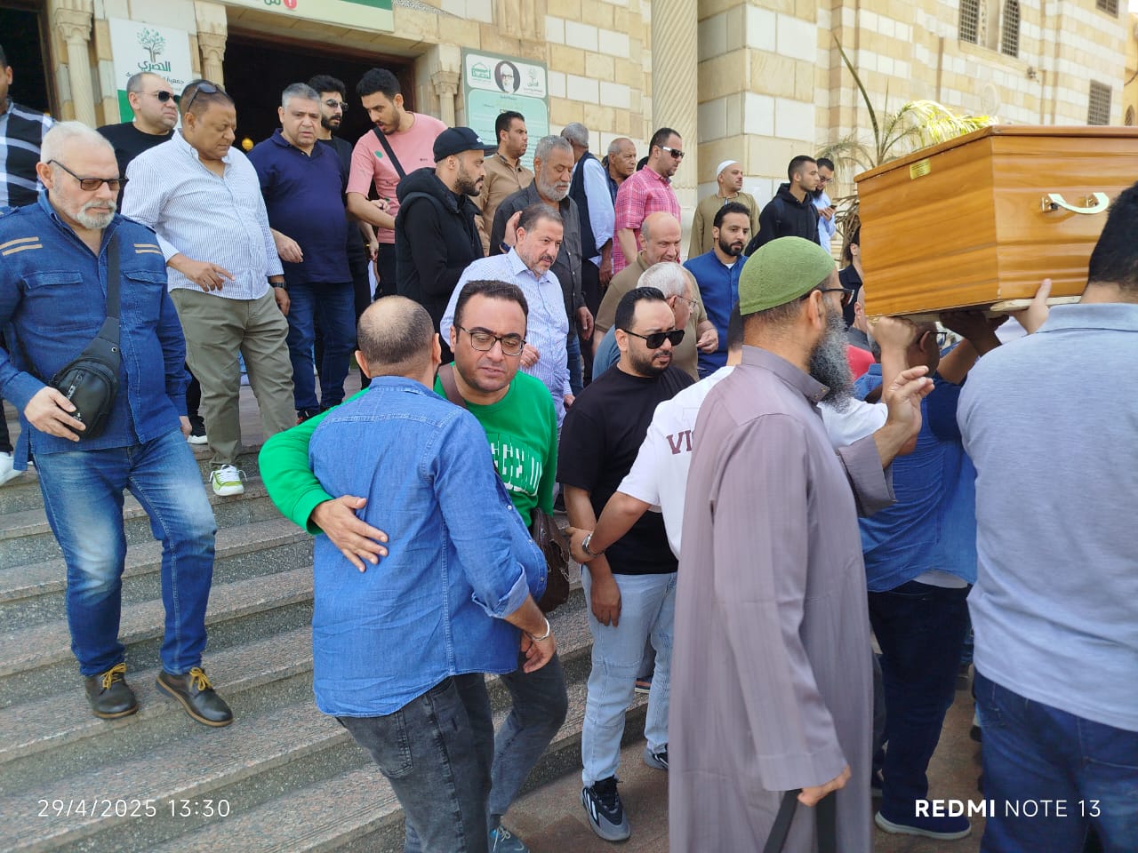 جنازة والدة ايهاب عبدالحميد