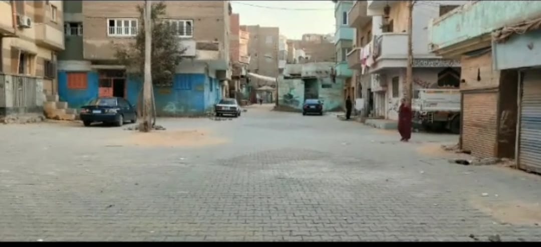 رصف شوارع بالإنترلوك في البدرشين (4)