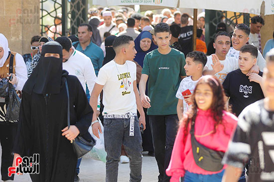 أماكن ترفيه ومظاهر خلابة.. حديقة الأزهر تستقبل زوارها (2)