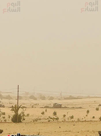 وصول العاصفة الترابية لشماء سيناء وصول العاصفة الترابية لشماء سيناء