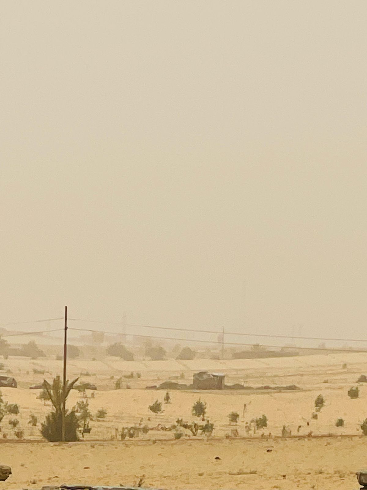 اجواء رياح مغبره