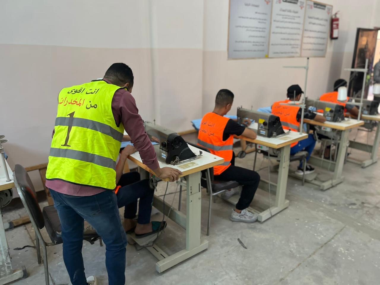 صندوق مكافحة الإدمان يدرب المتعافين من الإدمان على حرف مهنية يحتاجها سوق العمل