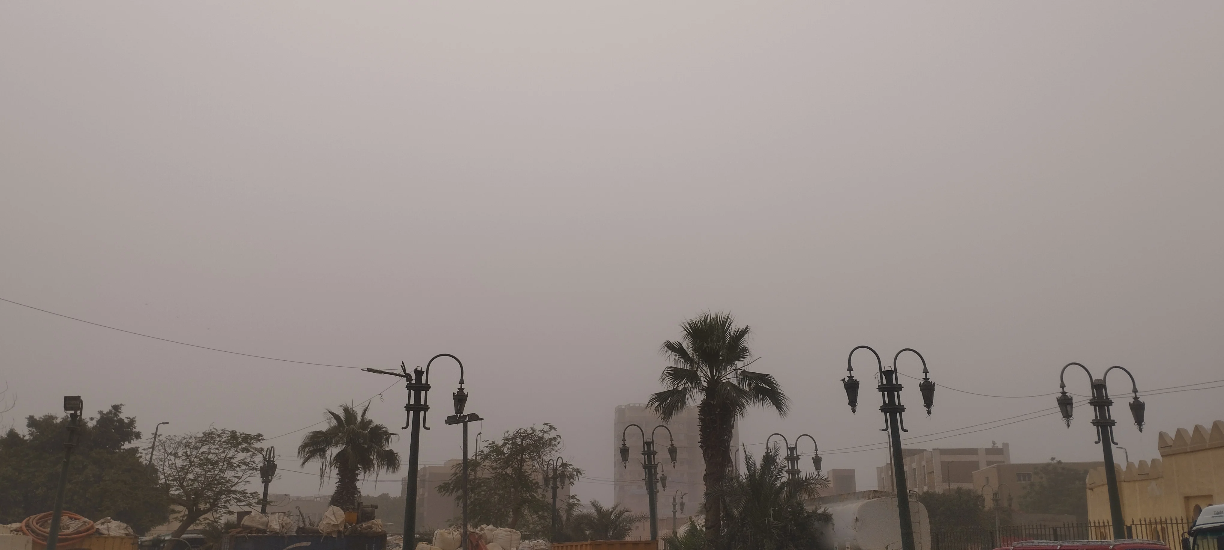 جانب من الاجواء الغائمة فى محافظة المنيا جانب من الاجواء الغائمة فى محافظة المنيا