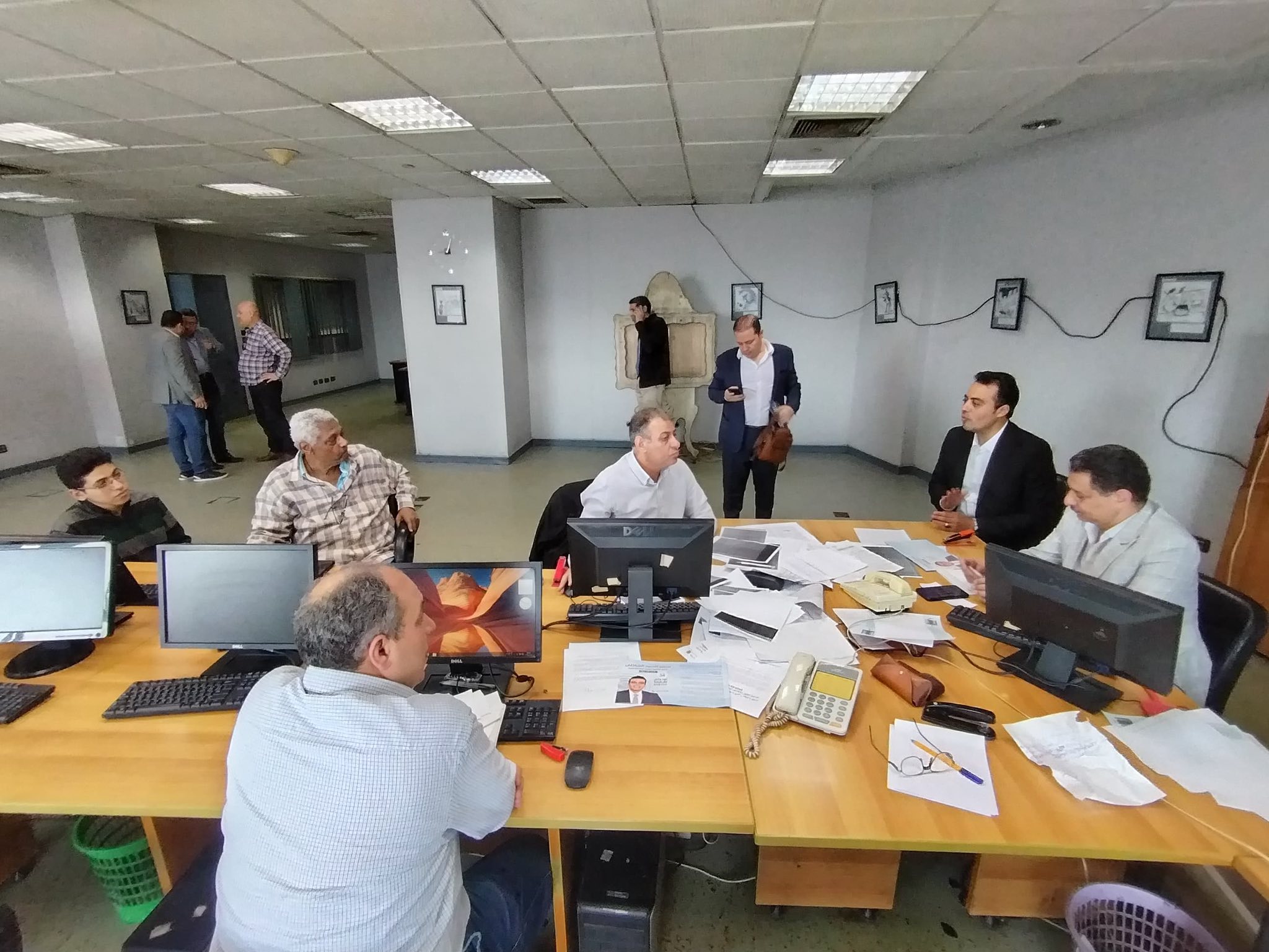 محمد السيد الشاذلى في جولة بدار التحرير  (2)