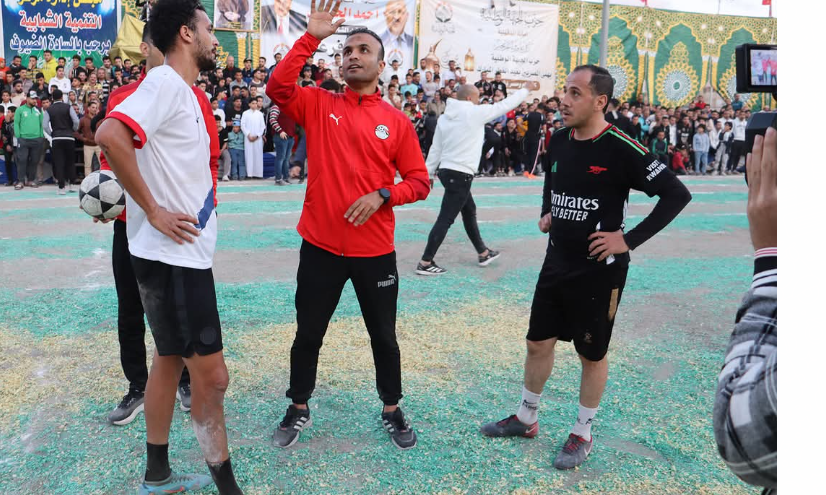 الحكم في مباراة نهائي دورة المطرية