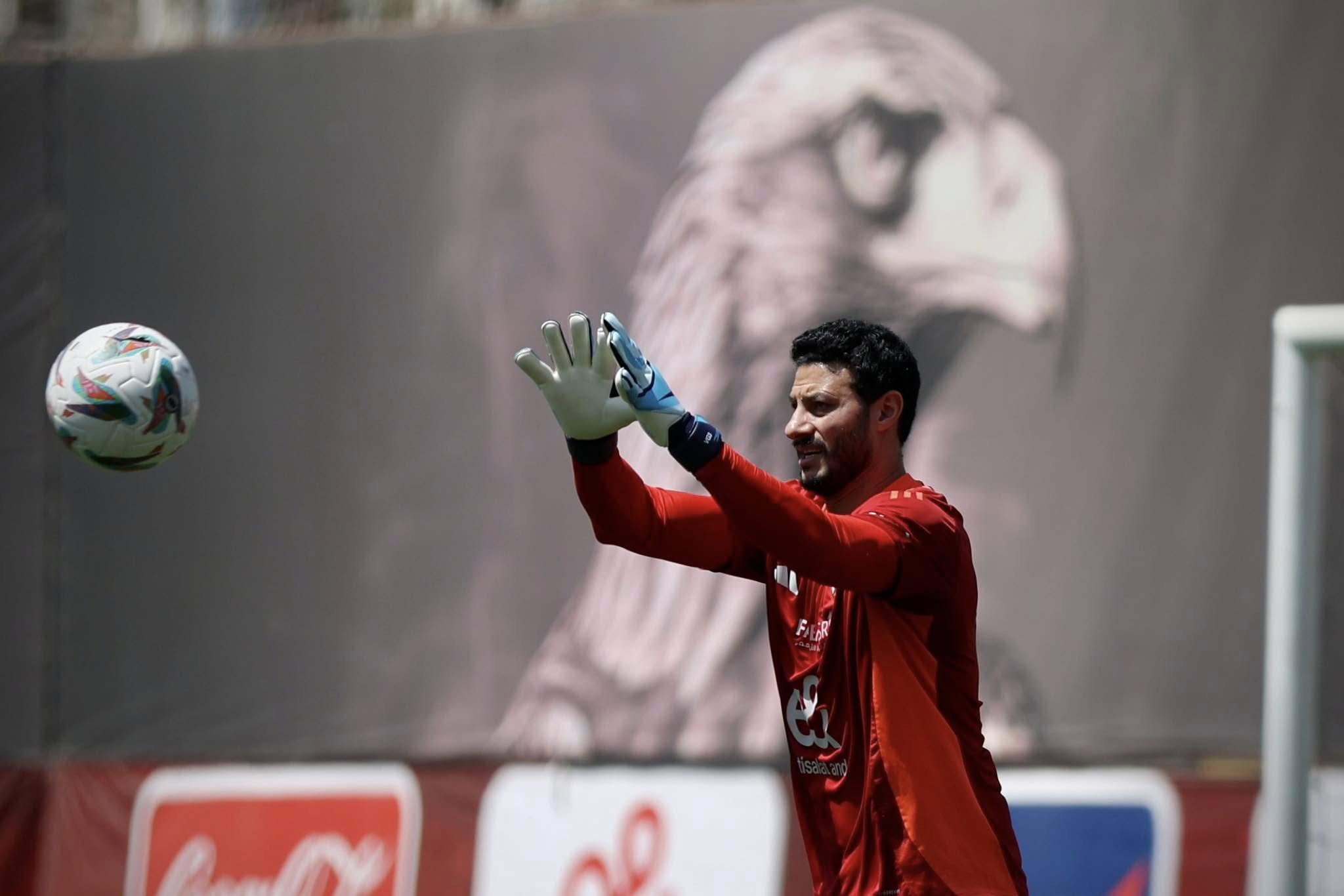 محمد الشناوي من مران الأهلي محمد الشناوي من مران الأهلي