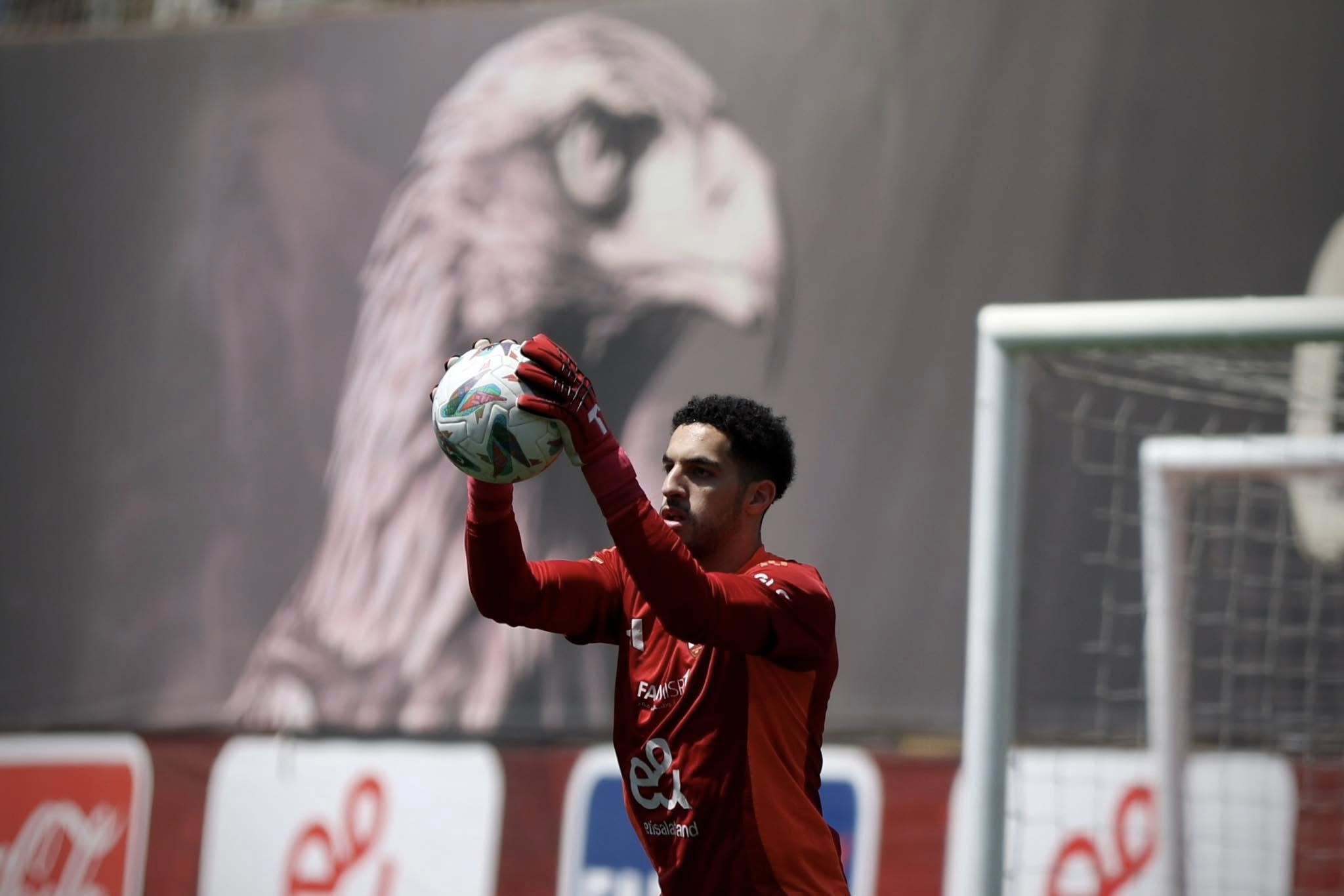 مصطفى شوبير في مران الأهلي مصطفى شوبير في مران الأهلي