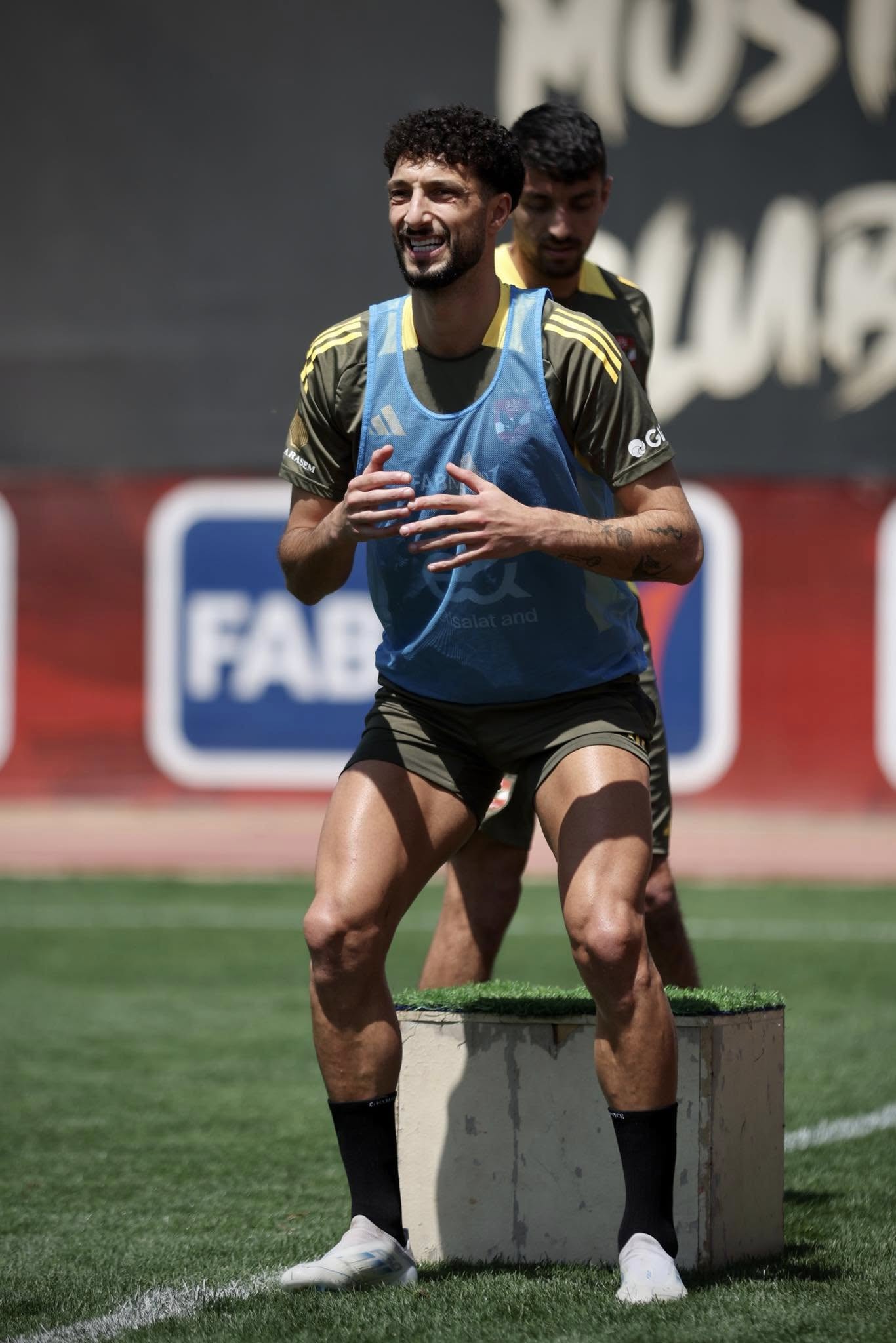 وسام أبو علي في مران الأهلي وسام أبو علي في مران الأهلي