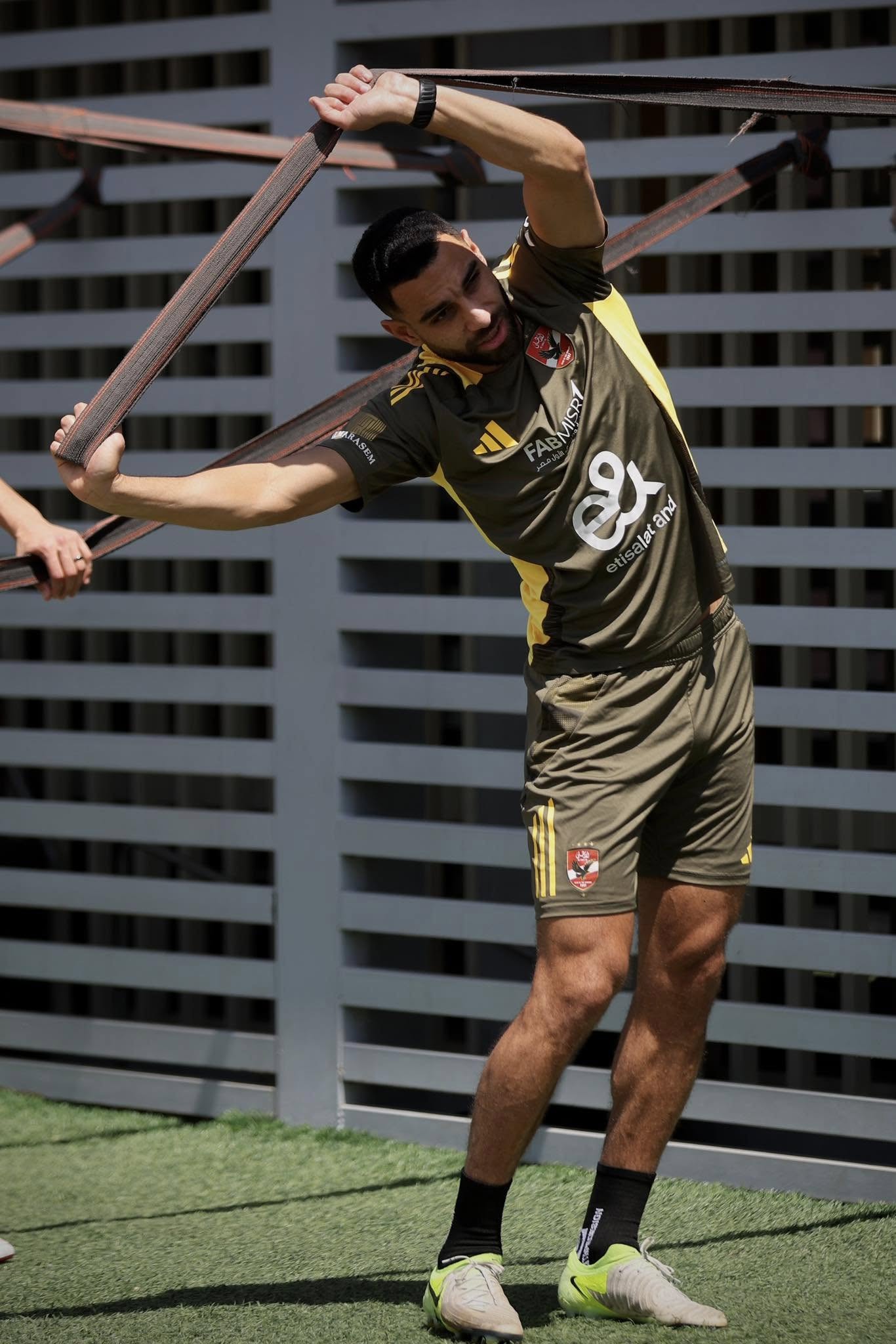 عمرو السولية من مران الأهلي عمرو السولية من مران الأهلي