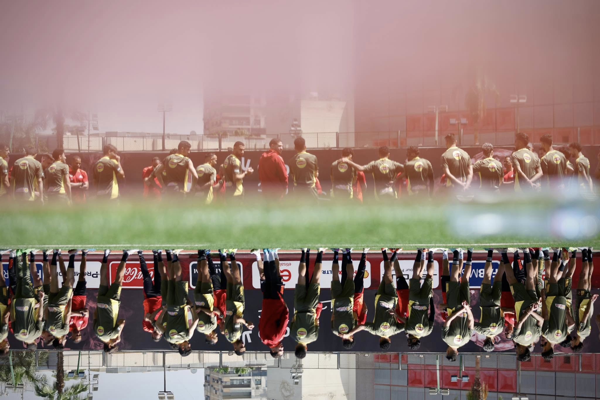 لقطة من مران الأهلي لقطة من مران الأهلي