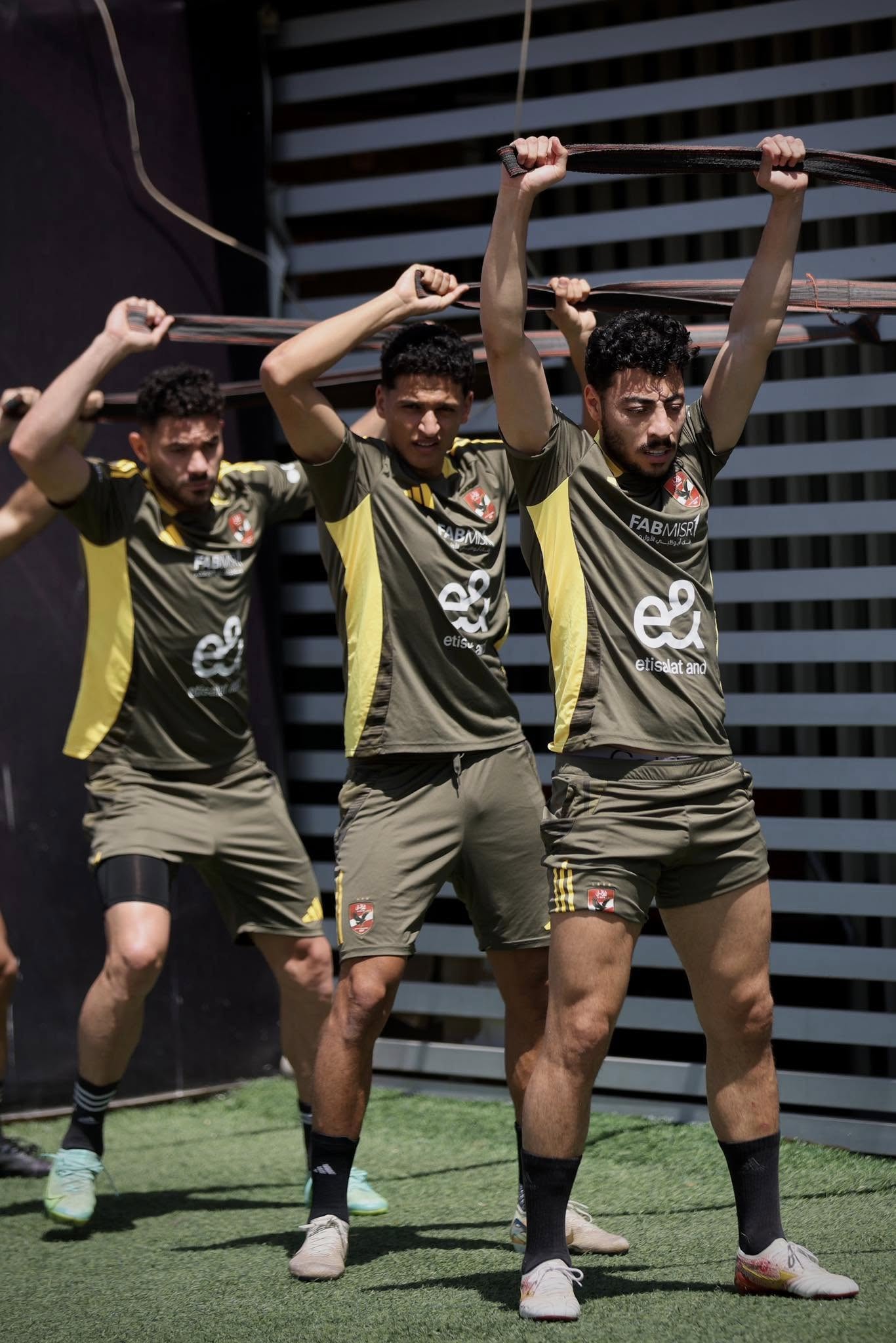 أكرم توفيق ومحمد عبد الله وياسر إبراهيم من مران الأهلي أكرم توفيق ومحمد عبد الله وياسر إبراهيم من مران الأهلي