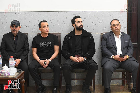 جانب من عزاء زوجة نضال الشافعى جانب من عزاء زوجة نضال الشافعى