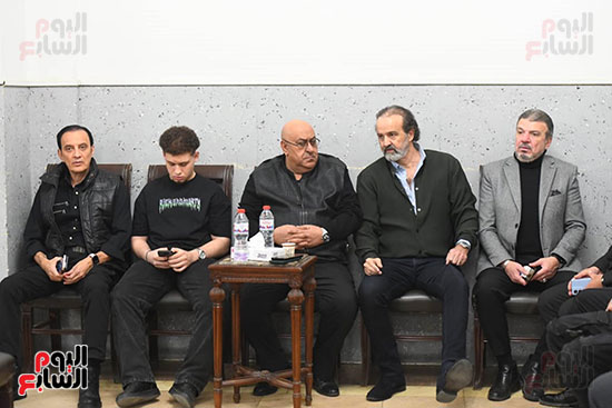 عزاء زوجة نضال الشافعى عزاء زوجة نضال الشافعى