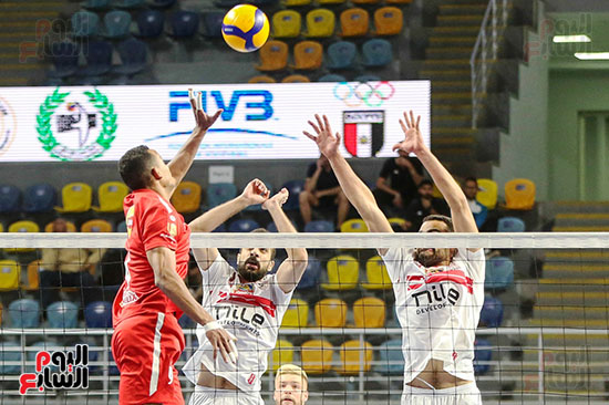 جانب من المباراة جانب من المباراة